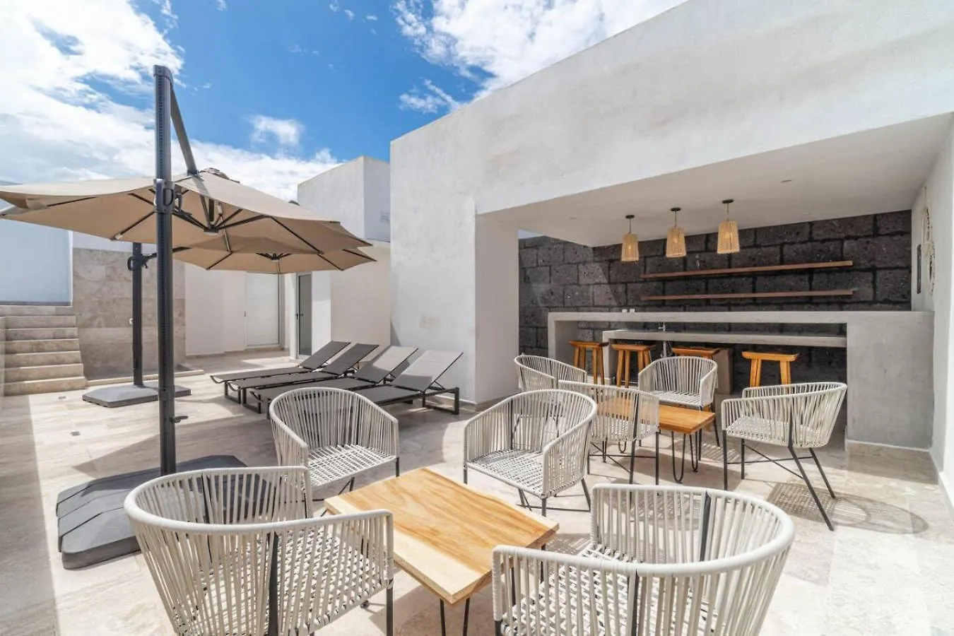 펜션 King Suite With Private Balcony, Gym, Rooftop Pool 툴룸 멕시코