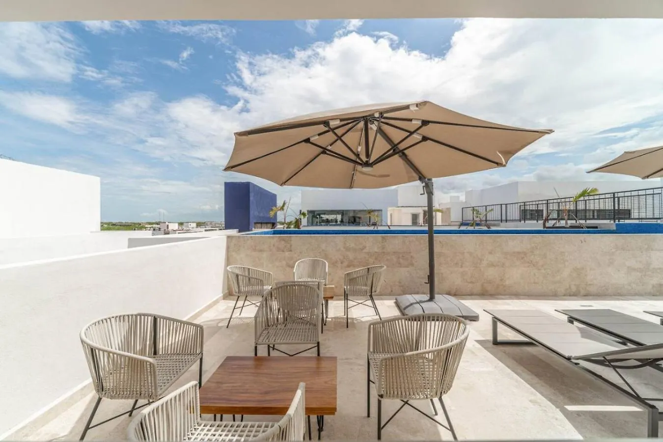 펜션 King Suite With Private Balcony, Gym, Rooftop Pool 툴룸 멕시코